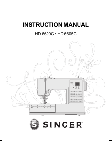 Handleiding Singer HD6605C Naaimachine