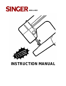 Manual Singer 4832 Sewing Machine