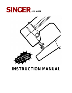 Manual Singer 4830 Sewing Machine