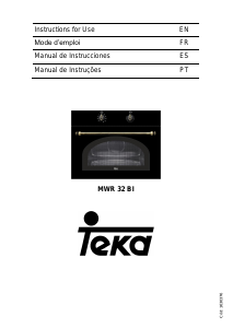Manual de uso Teka MWR 32 BIA VNS Microondas