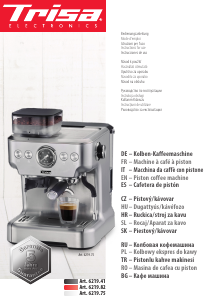 Kullanım kılavuzu Trisa Barista Plus Espresso makinesi
