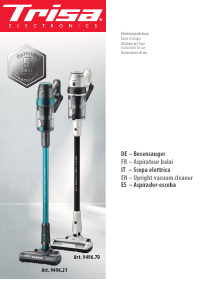 Manuale Trisa Quick Clean Professional T9670 Aspirapolvere