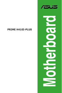 説明書 エイスース PRIME H410I-PLUS/CSM マザーボード