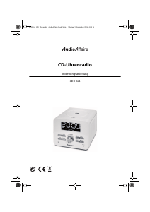 Bedienungsanleitung AudioAffairs CDR 264 Uhrenradio