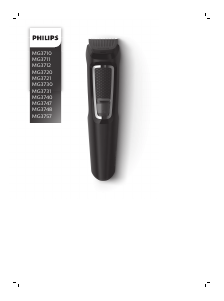 Manual de uso Philips MG3740 Barbero