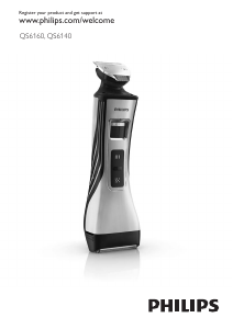 Manual Philips QS6140 Trimmer de barba