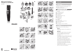 Handleiding Philips QG3050 Tondeuse