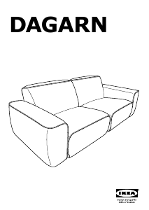 Bedienungsanleitung IKEA DAGARN Sofa