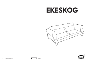 Bruksanvisning IKEA EKESKOG Soffa