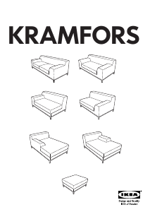 Bruksanvisning IKEA KRAMFORS Soffa