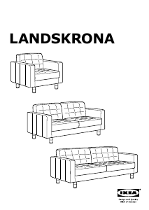 Manual de uso IKEA LANDSKRONA Sofá