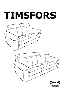 Manual de uso IKEA TIMSFORS Sofá