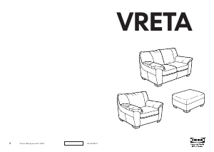 Manual IKEA VRETA Canapea