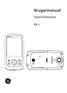 Brugsanvisning GE DV 1 Videokamera