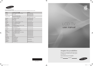 Bedienungsanleitung Samsung LE32B653T5P LCD fernseher