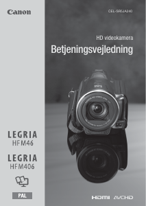 Brugsanvisning Canon LEGRIA HFM406 Videokamera