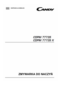 Instrukcja Candy CDPM 77735 X Zmywarka