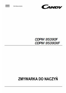 Instrukcja Candy CDPM 95390 XF Zmywarka