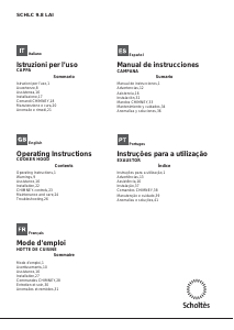 Manual de uso Scholtès SCHLC 9.8 LAI Campana extractora