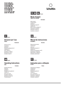 Mode d’emploi Scholtès TV 640 (WH) GH Table de cuisson