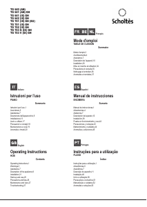Bedienungsanleitung Scholtès TG 753 G (IX) GH Kochfeld