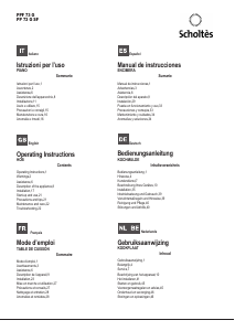 Handleiding Scholtès PPF 73 G Kookplaat