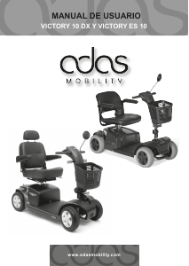 Manual de uso Adas Victory ES 10 Scooter de movilidad