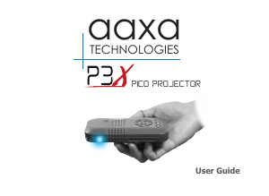 Handleiding AAXA P3X Beamer