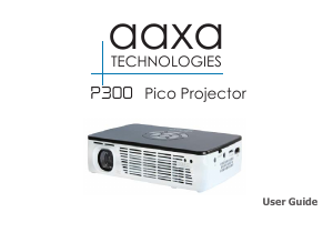 Handleiding AAXA P300 Beamer