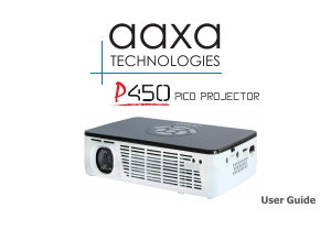 Handleiding AAXA P450 Beamer