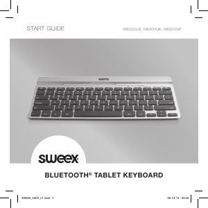Manuale Sweex KB300UK Tastiera