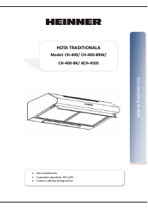 Handleiding Heinner CH-400 Afzuigkap