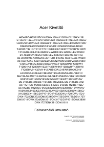 Használati útmutató Acer X1223HG Vetítő
