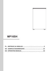 Instrukcja Ardo MP16SH Lodówka