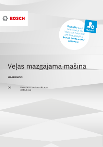 Rokasgrāmata Bosch WAJ280L7SN Veļas mašīna