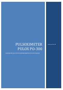 Bedienungsanleitung Pulox PO-300 Pulsoximeter