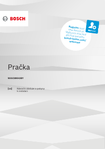 Manuál Bosch WAV28KH2BY Pračka