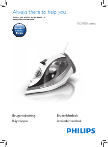 Bruksanvisning Philips GC4512 Azur Performer Plus Strykjärn