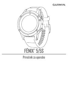 Priročnik Garmin fenix 5 Športna ura