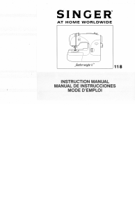 Handleiding Singer 118 Featherweight II Naaimachine