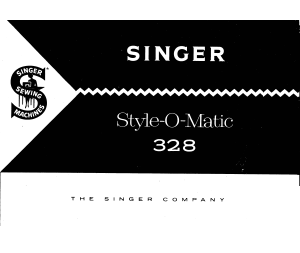 Handleiding Singer 328 Style-O-Matic Naaimachine
