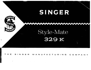 Handleiding Singer 329K Style-Mate Naaimachine