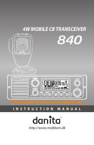 Manual Danita 840 Transmițător de radio