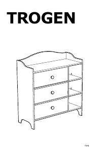 Manual de uso IKEA TROGEN Cómoda