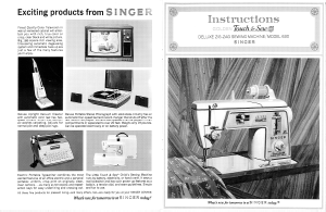 Handleiding Singer 630 Touch & Sew Naaimachine