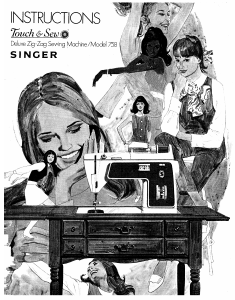 Manual Singer 758 Touch & Sew Sewing Machine