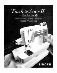 Manual Singer 775 Sewing Machine