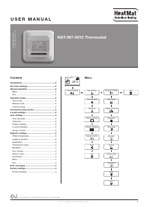 Handleiding Heat Mat NGT-567-0010 Thermostaat