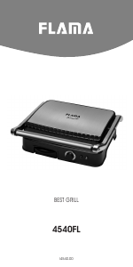 Manual Flama 4540FL Grelhador de contacto