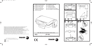 Manual de uso Fagor GR-1850 Grill de contacto